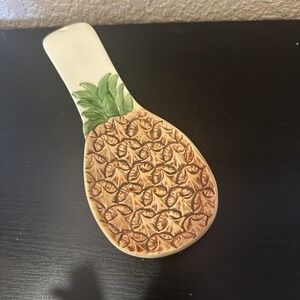 vintage otagiri Japan pineapple Spoon Rest Tiki Bar Hawaiian